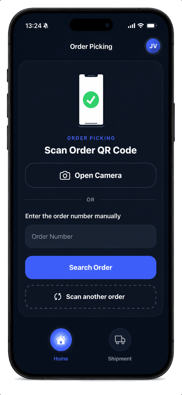 StoreManager Order Pick App